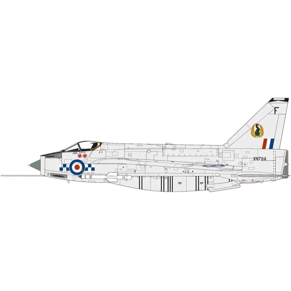 Airfix A04054A 1/72 BAC/EE English Electric Lightning F.2A Plastic Model Kit - Hobbytech Toys