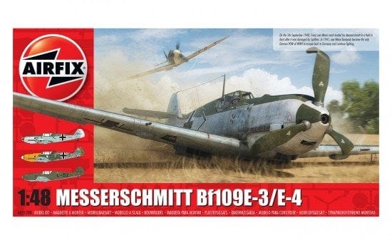 Airfix 1/48 Messerschmitt Bf109E-3/E-4 Airfix PLASTIC MODELS