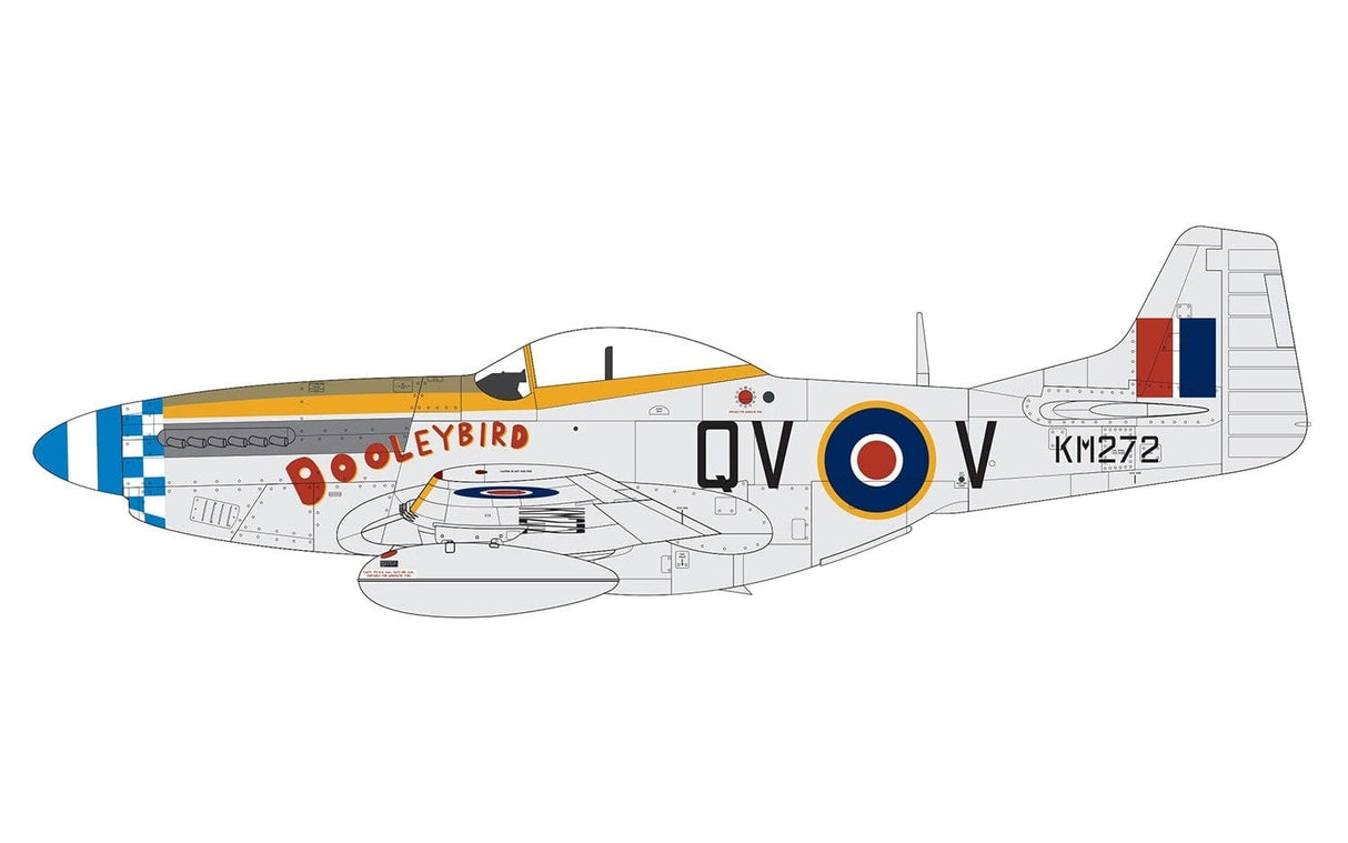 Airfix 1/48 North American Mustang Mkiv P51K Mustang Airfix PLASTIC MODELS