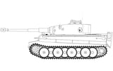 Airfix 1/35 Tiger-1 Early Version - Operation Citadel Airfix PLASTIC MODELS