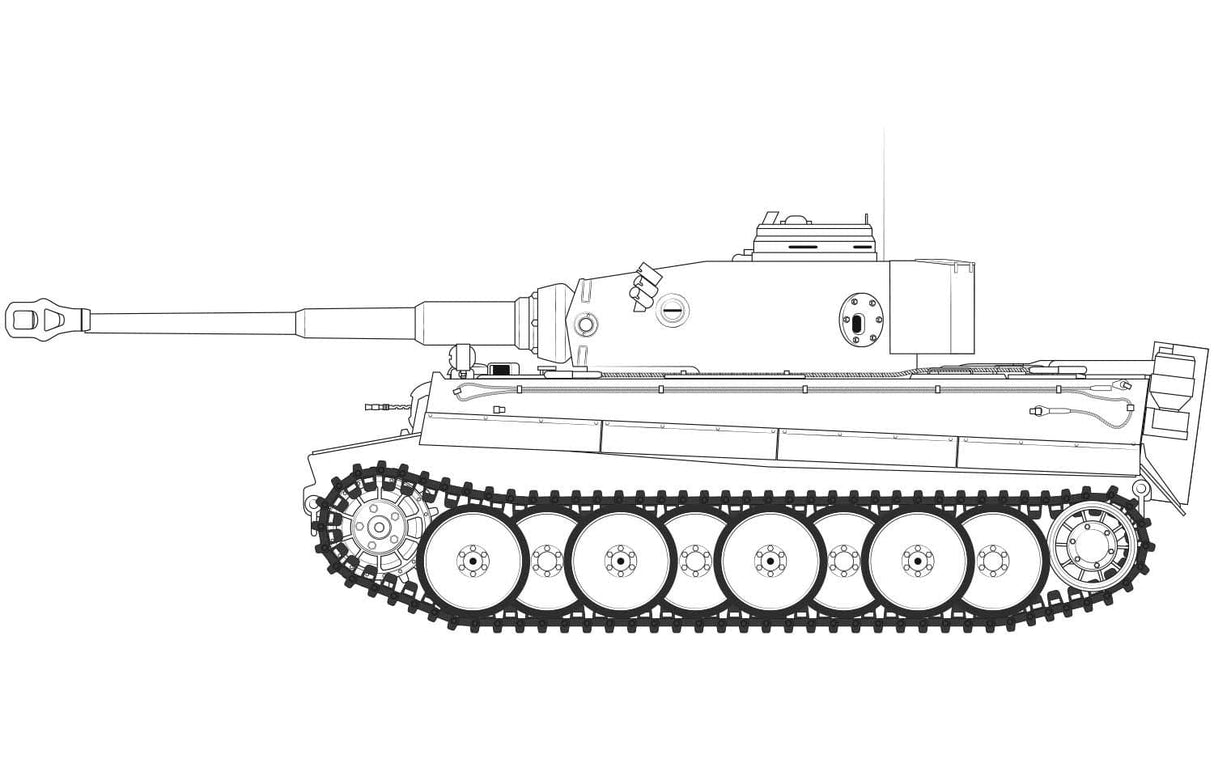 Airfix 1/35 Tiger 1 Early Production Version Airfix PLASTIC MODELS