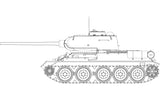 Airfix 1/35 T34-85 112 Factory Production Tank Airfix PLASTIC MODELS