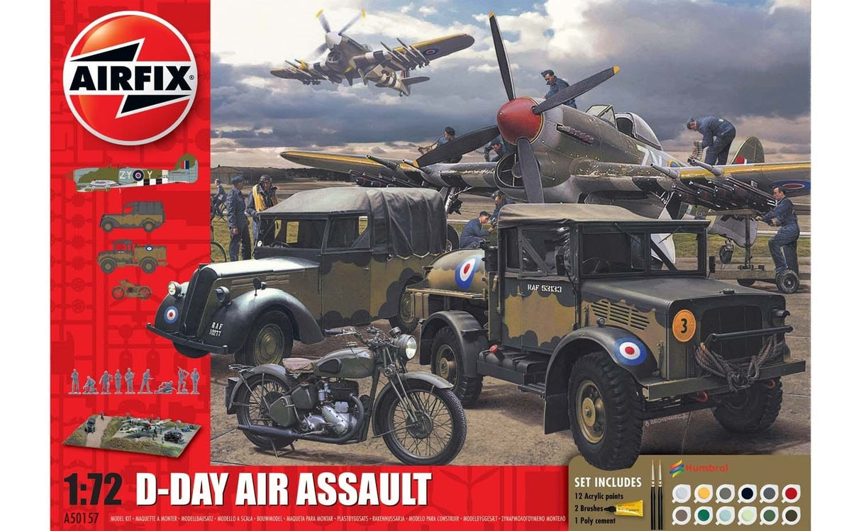 AIRFIX 1/72 D-DAY AIR ASSULT GIFT SET Airfix PLASTIC MODELS