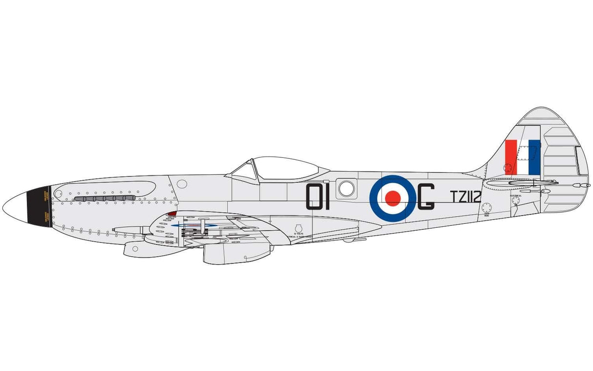 Airfix 1/48 Supermarine Spitfire Fr Mk.Xiv Airfix PLASTIC MODELS