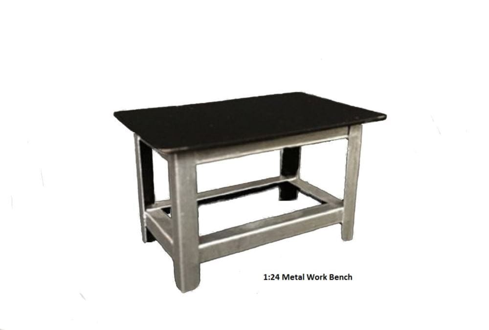 American Diorama 1/24 Metal Work Bench Accessory - Hobbytech Toys