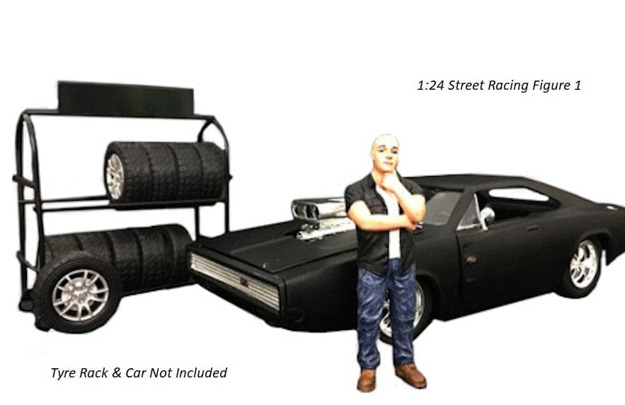 American Diorama 1/24 Street Racing Figures - 1 Figure Accessory - Hobbytech Toys