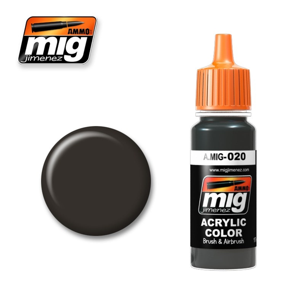 Mig Ammo 6K Russian Brown MIG PAINT, BRUSHES & SUPPLIES