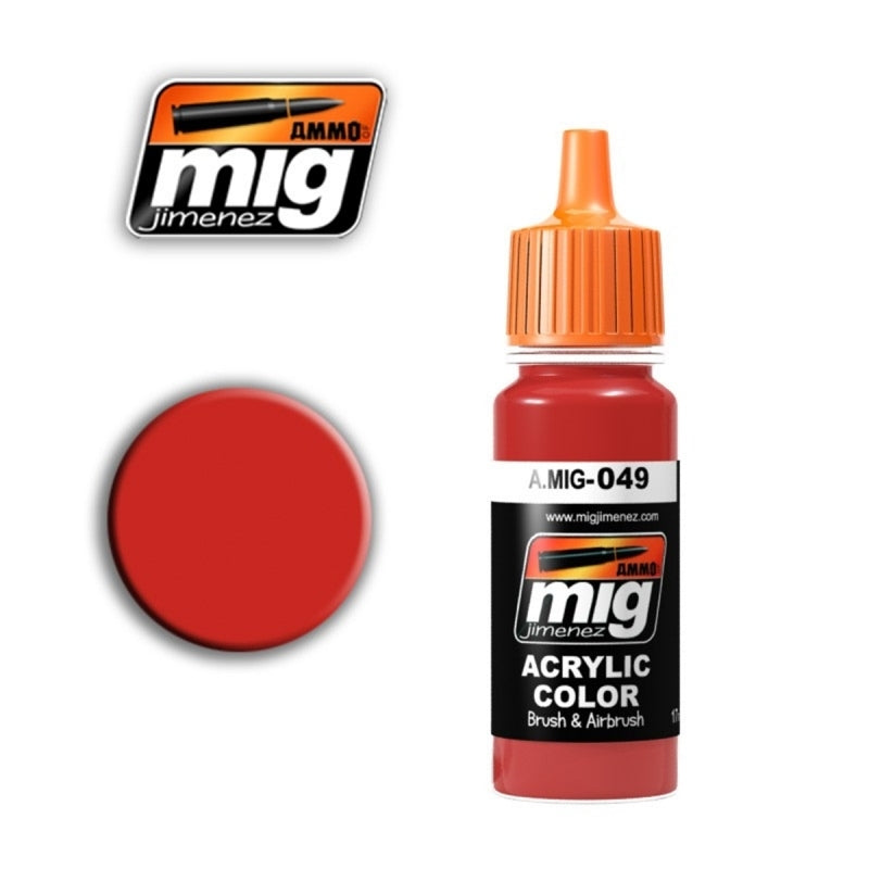 Mig Ammo Red MIG PAINT, BRUSHES & SUPPLIES
