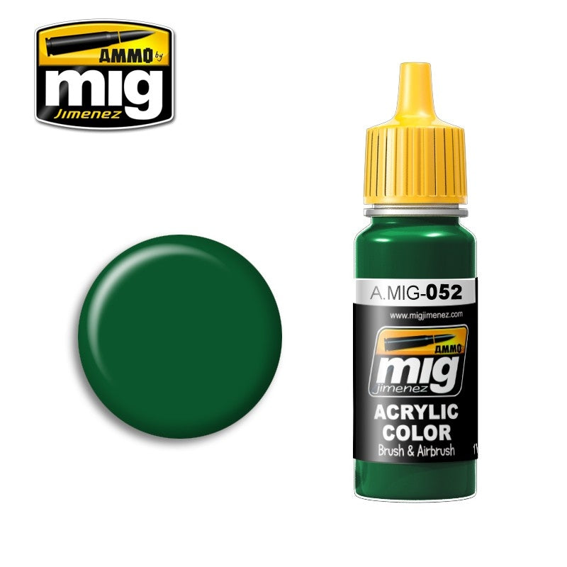 Mig Ammo Deep Green MIG PAINT, BRUSHES & SUPPLIES