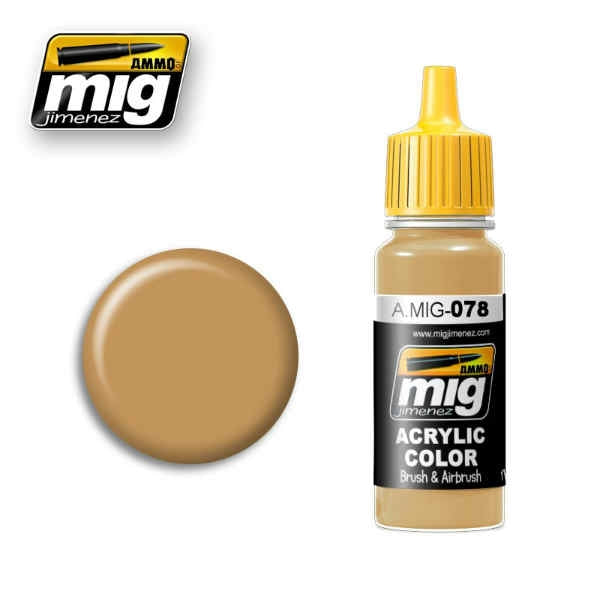 Mig Ammo Ochre Earth MIG PAINT, BRUSHES & SUPPLIES