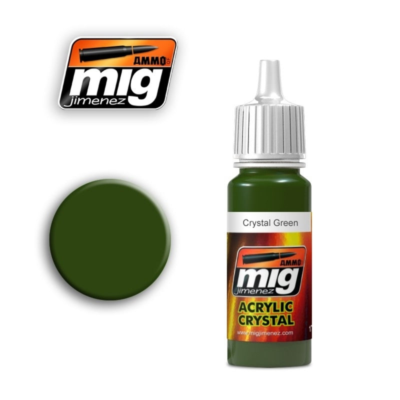 Mig Ammo Crystal Green MIG PAINT, BRUSHES & SUPPLIES
