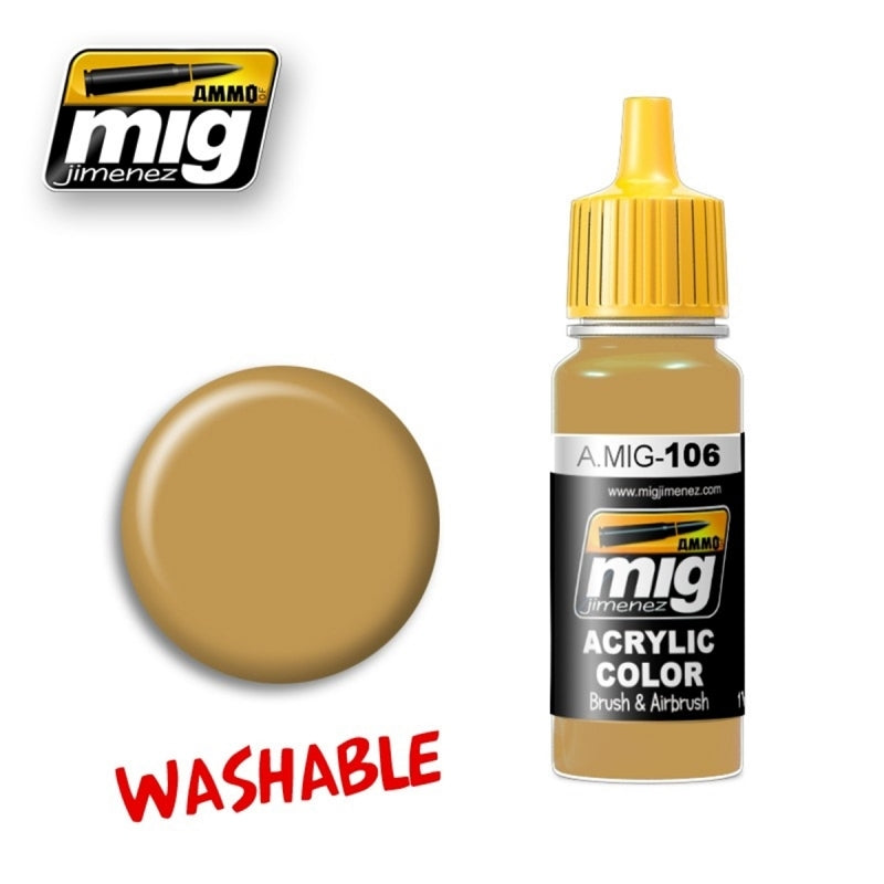 Mig Ammo Washable Sand (Ral8020) MIG PAINT, BRUSHES & SUPPLIES