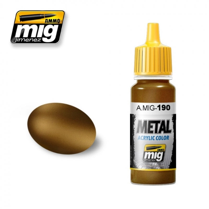 Mig Ammo Old Brass MIG PAINT, BRUSHES & SUPPLIES
