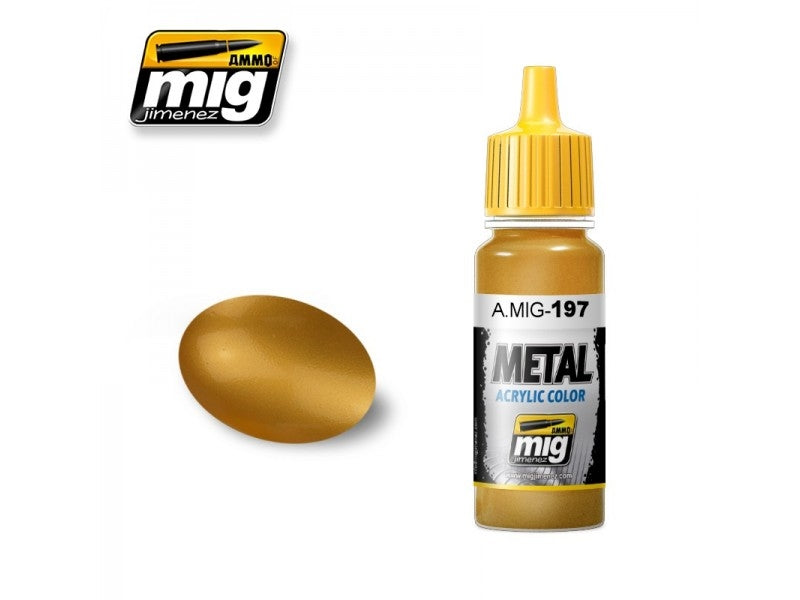 Mig Ammo Brass MIG PAINT, BRUSHES & SUPPLIES