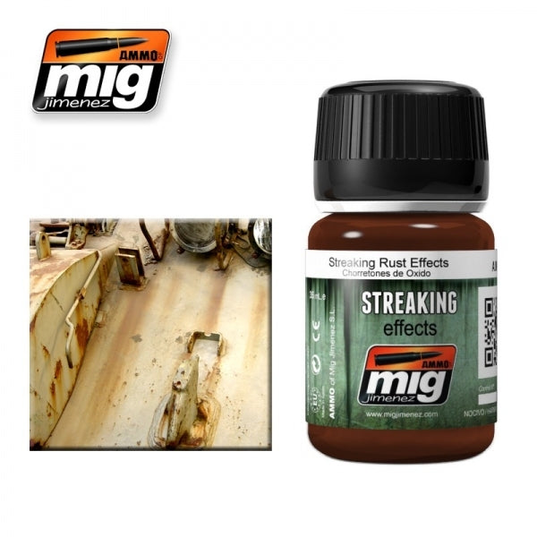 Mig Ammo Streaking Rust Effects MIG PAINT, BRUSHES & SUPPLIES