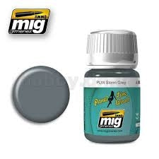 Mig Ammo Panel Line Wash Storm Grey MIG PAINT, BRUSHES & SUPPLIES