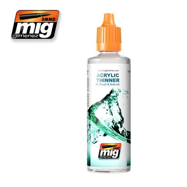 Mig Ammo Acrylic Thinner (60ml) MIG PAINT, BRUSHES & SUPPLIES