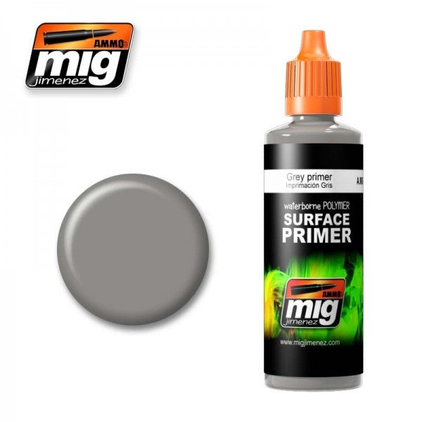 Mig Ammo Grey Primer MIG PAINT, BRUSHES & SUPPLIES