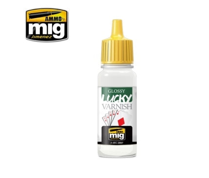 Mig Ammo Glossy Lucky Varnish 17 ml MIG PAINT, BRUSHES & SUPPLIES