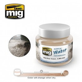 Mig Ammo Wild River Waters MIG PAINT, BRUSHES & SUPPLIES
