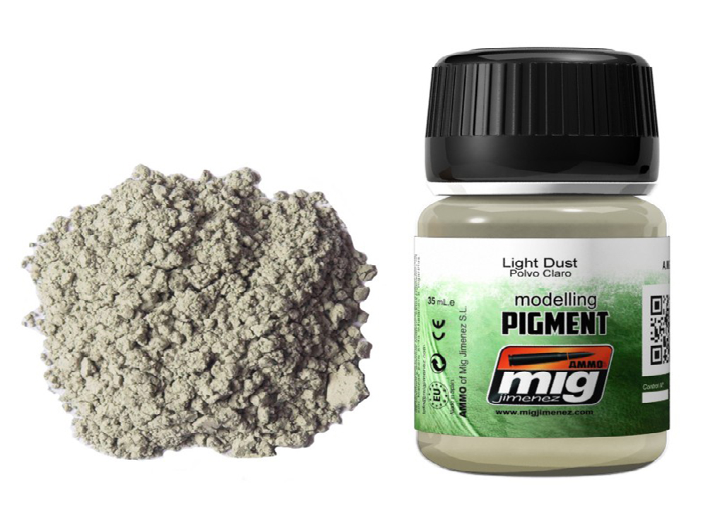 Mig Ammo Pigment - Light Dust MIG PAINT, BRUSHES & SUPPLIES