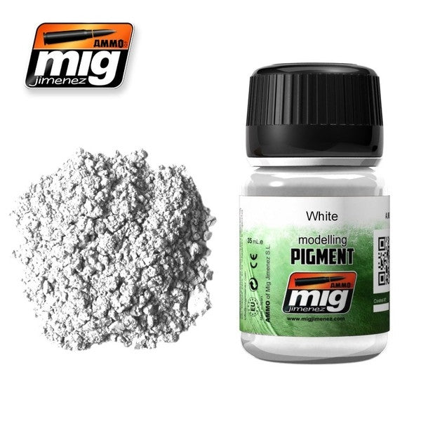 Mig Ammo Pigment - White MIG PAINT, BRUSHES & SUPPLIES