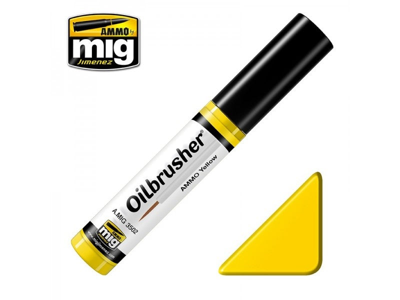 Mig Ammo Oilbrushers - Ammo Yellow MIG PAINT, BRUSHES & SUPPLIES