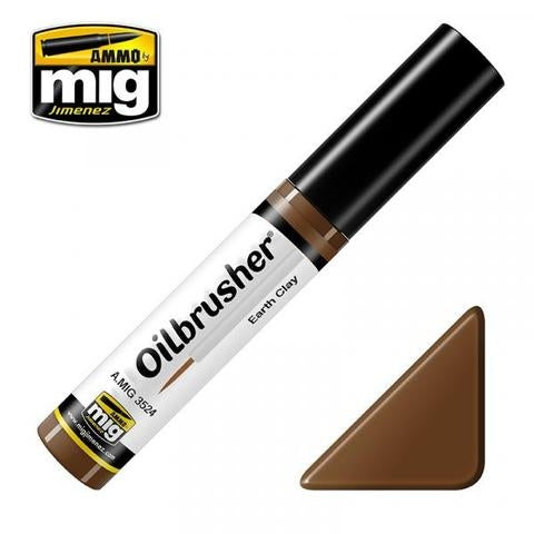 Mig Ammo Oilbrushers Earth Clay MIG PAINT, BRUSHES & SUPPLIES