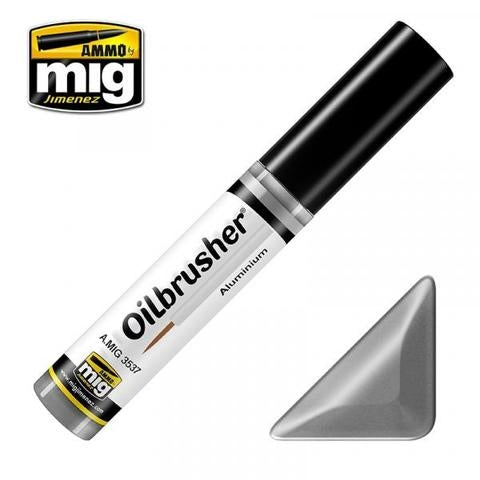 Mig Ammo Oilbrushers - Aluminium MIG PAINT, BRUSHES & SUPPLIES
