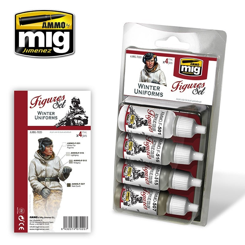 Mig Ammo Winter Uniforms MIG PAINT, BRUSHES & SUPPLIES