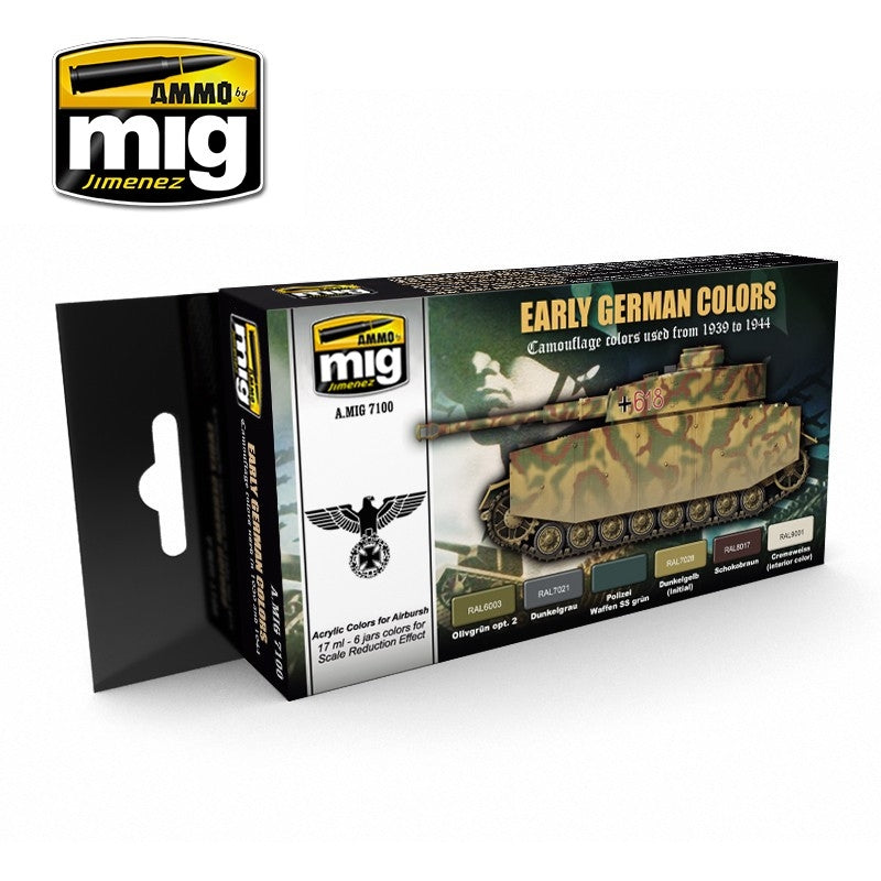 Mig Ammo Early / Middle German Colors MIG PAINT, BRUSHES & SUPPLIES