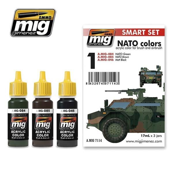 Mig Ammo Nato Colors MIG PAINT, BRUSHES & SUPPLIES