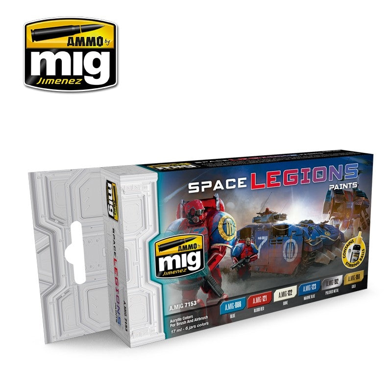 Mig Ammo Space Legions Color Set MIG PAINT, BRUSHES & SUPPLIES
