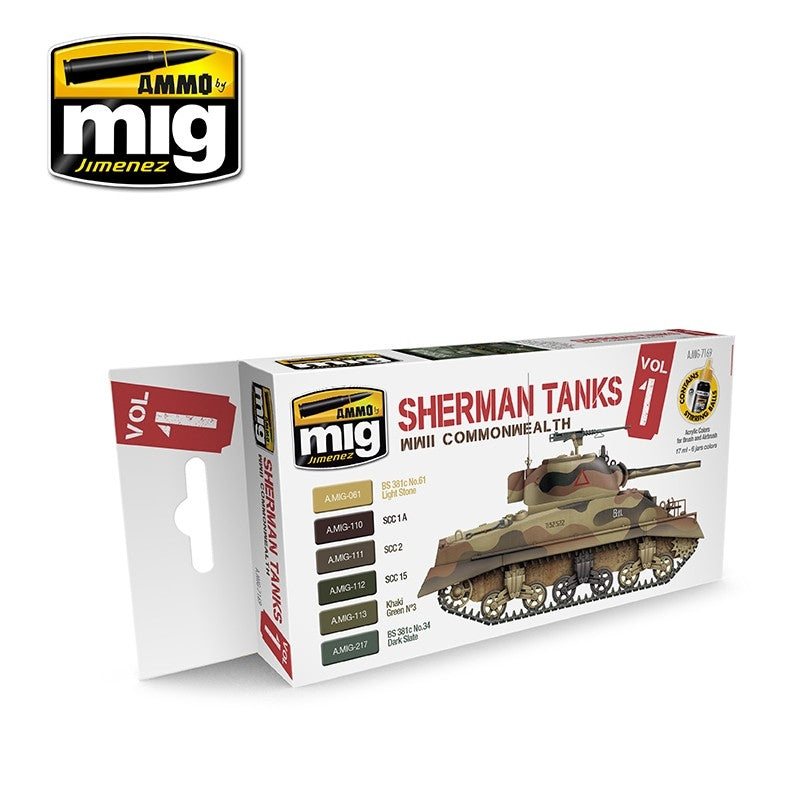 Mig Ammo Wwii Commonwealth Sherman MIG PAINT, BRUSHES & SUPPLIES