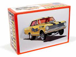 AMT 1:25 1965 Chevy II Nova AWB Twister - Plastic Model Kit - Hobbytech Toys