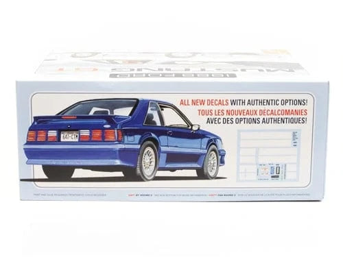AMT 1/25 1988 Ford Mustang GT Plastic Model Kit - Hobbytech Toys