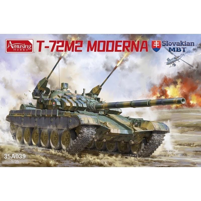Amusing Hobby 35A039 1/35 T-72M2 Moderna Plastic Model Kit Amusing Hobby PLASTIC MODELS