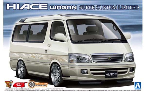 Aoshima 1/24 100 Type Hiace Super Custom Ltd Aoshima PLASTIC MODELS
