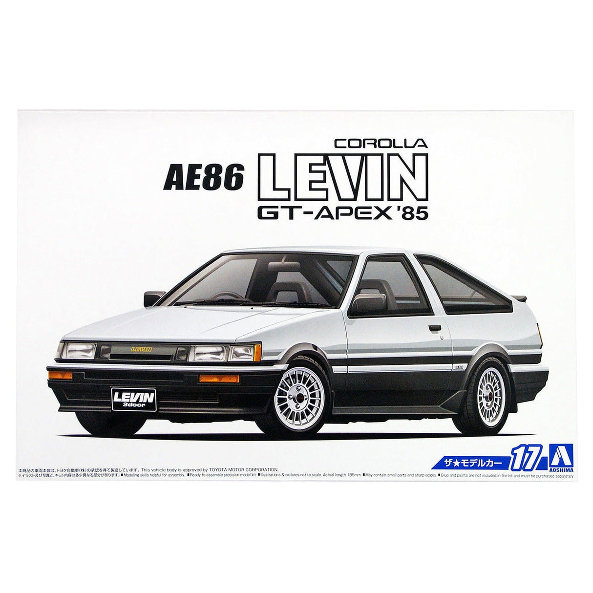 Aoshima 1/24 Ae86 Corolla Levin Gt-Apex 1985 Aoshima PLASTIC MODELS