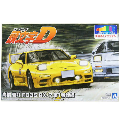 Aoshima 1/24 Initial D Takahashi Keisuke FD3S RX-7 Comics VOL.1 Ver Aoshima PLASTIC MODELS