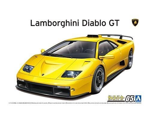 Aoshima 1/24 Lamborghini Diablo GT 1999 Aoshima PLASTIC MODELS