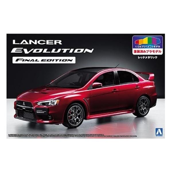 Aoshima 1/24 Lancer Evolution X Final Edition Red Aoshima PLASTIC MODELS