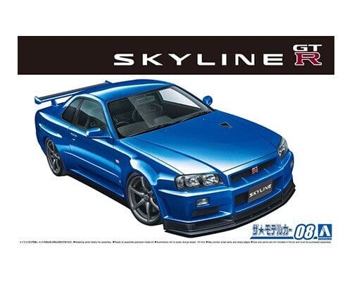 Aoshima 1/24 Nissan BNR34 Skyline GT-R V-SPEC II 2002 Aoshima PLASTIC MODELS