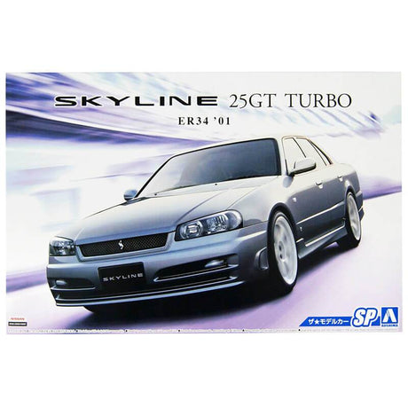Aoshima 1/24 Nissan Er34 Skyline 25Gt Turbo 2001 Aoshima PLASTIC MODELS