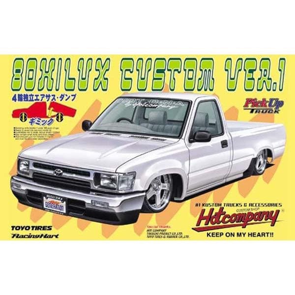 Aoshima 1/24 Toyota 80 Hilux Custom Ver.1 Aoshima PLASTIC MODELS