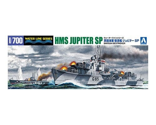 Aoshima 1/700 HMS Destroyer Jupiter SP Aoshima PLASTIC MODELS