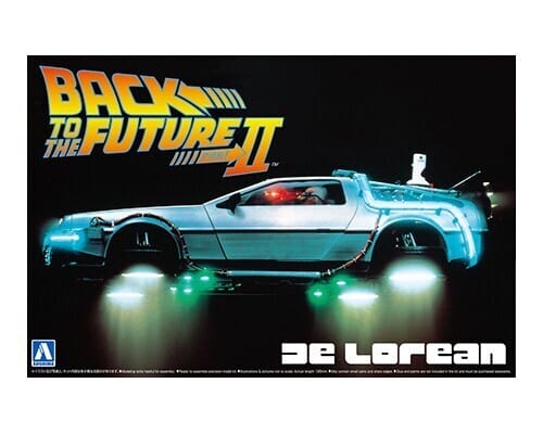 Aoshima A005917 1/24 Back To The Future Delorean From Part II Aoshima PLASTIC MODELS