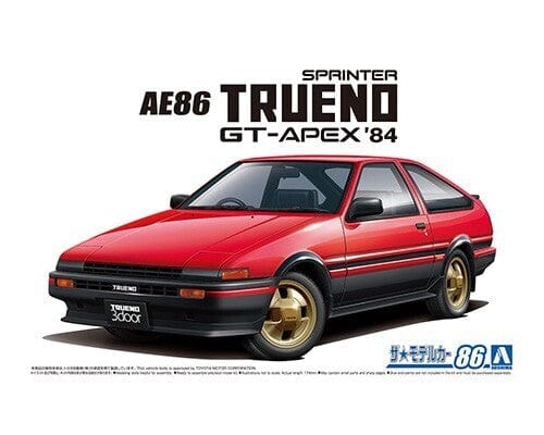 Aoshima A005969 1/24 Toyota Ae86 Sprinter Trueno Gt-Apex 84 Aoshima PLASTIC MODELS