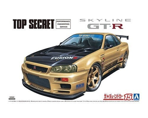 Aoshima A005984 1/24 Topsecret BNR34 Skyline GT-R 02 (Nissan) Aoshima PLASTIC MODELS