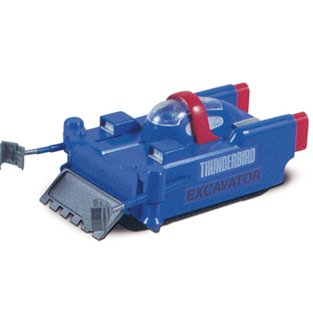 Aoshima Thunderbird Excavator and Pilot Set Aoshima PLASTIC MODELS